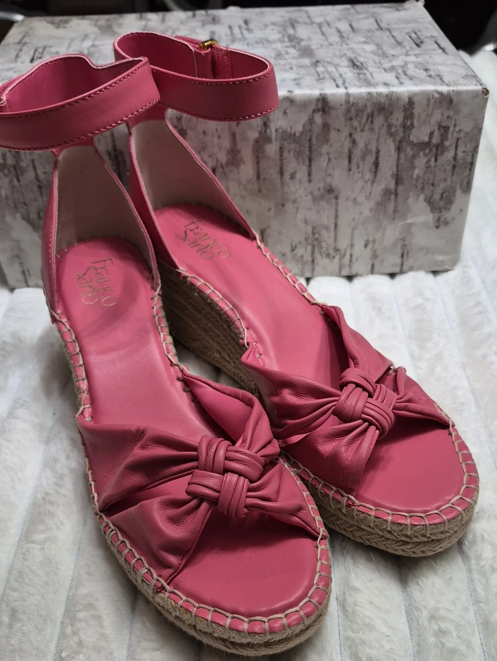 Franco Sarto Clementine Wedge Espadrille Sandals Women's Sz 11 M 🆕️ $119